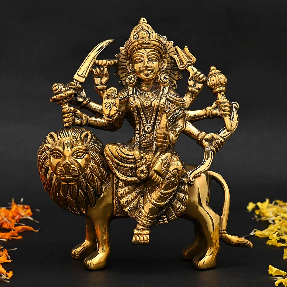 Sri Durga Malleswara Brass Statue