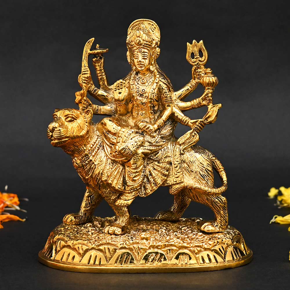 Maa Durga in Brass