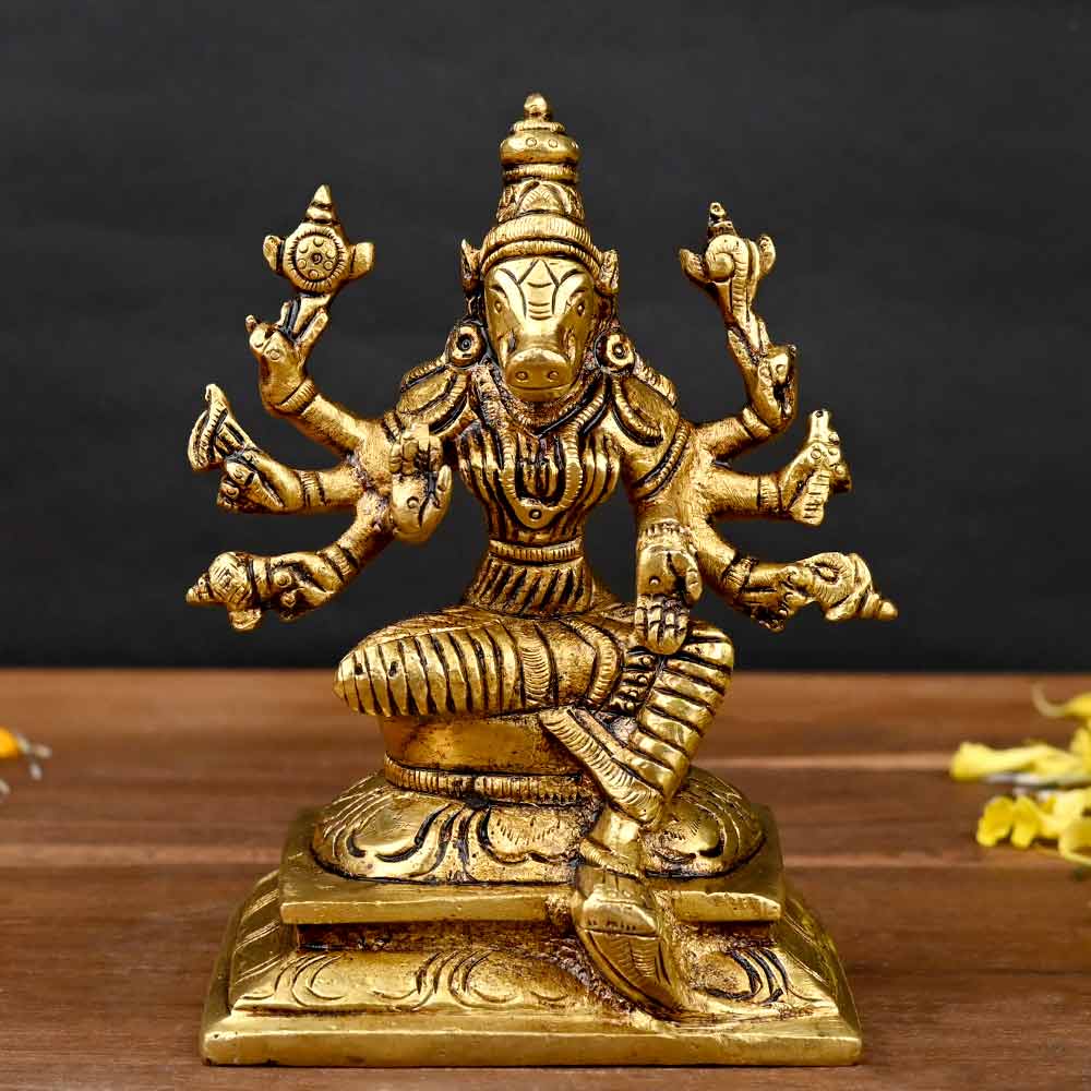Varahi Devi Brass Idol
