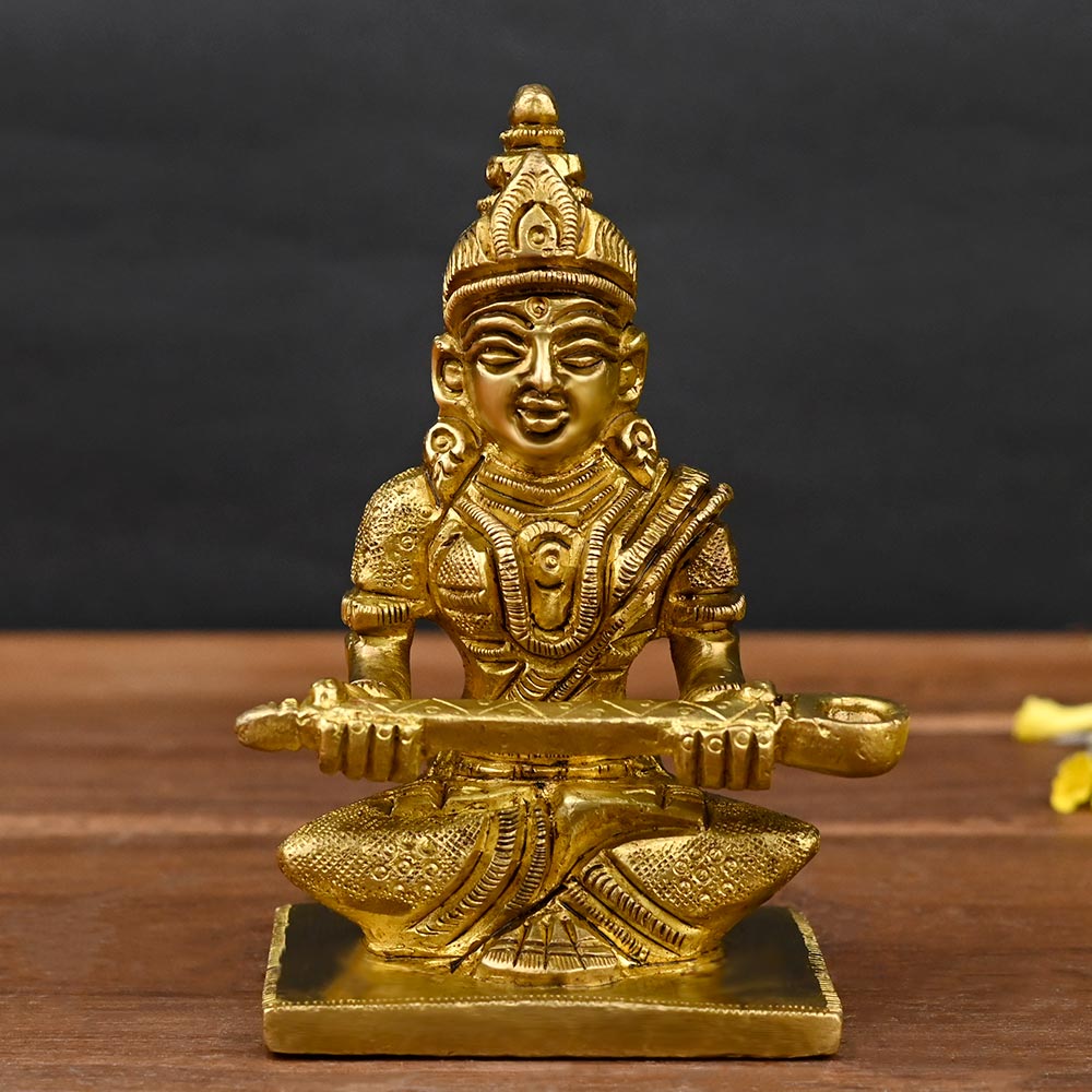 Brass Annapurna Devi Idol