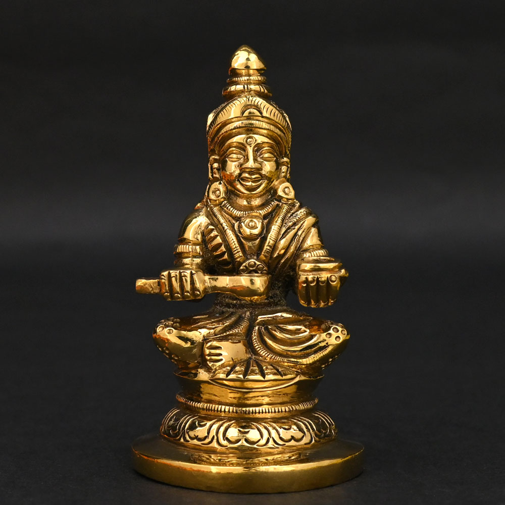 Annapurna Devi Brass Idol