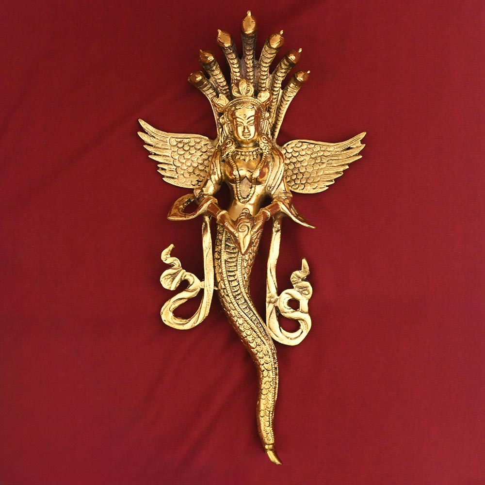 Naag Kanya Brass Idol