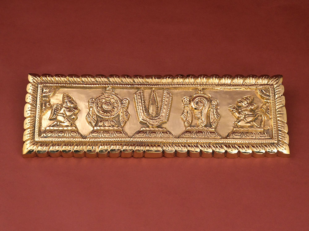 Balaji Wall Hanging in Brass