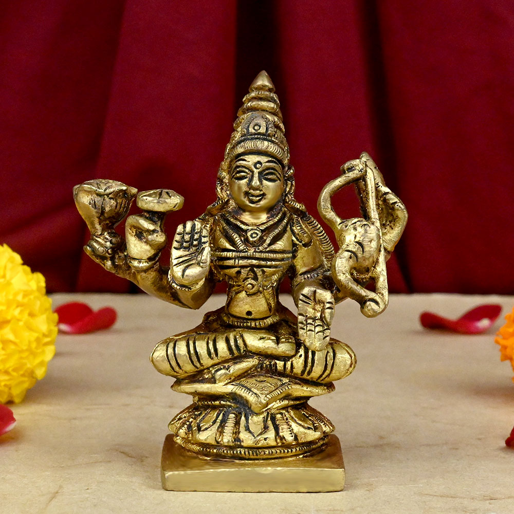 Ashta Laxmi Brass Statue