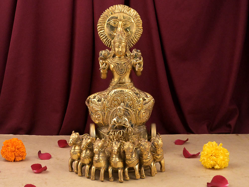 Surya Dev Rath Brass Murti