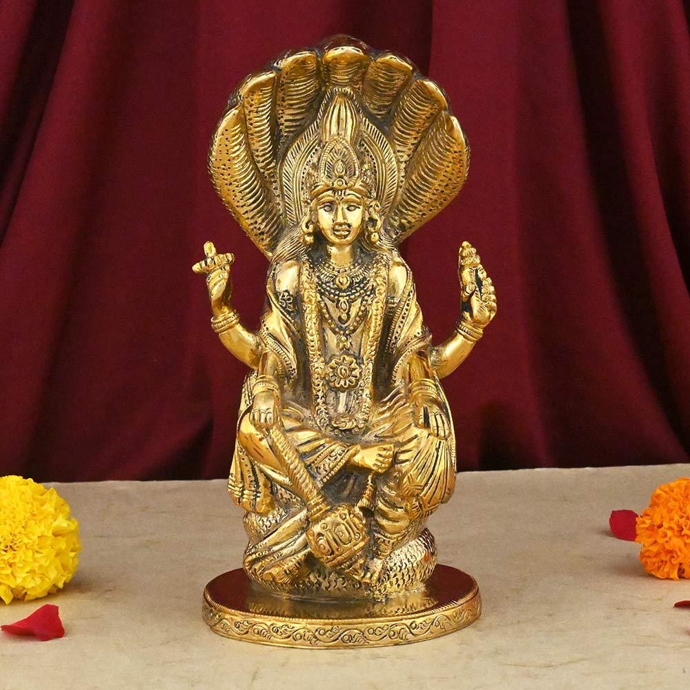 Lord Maha Vishnu Brass Idol