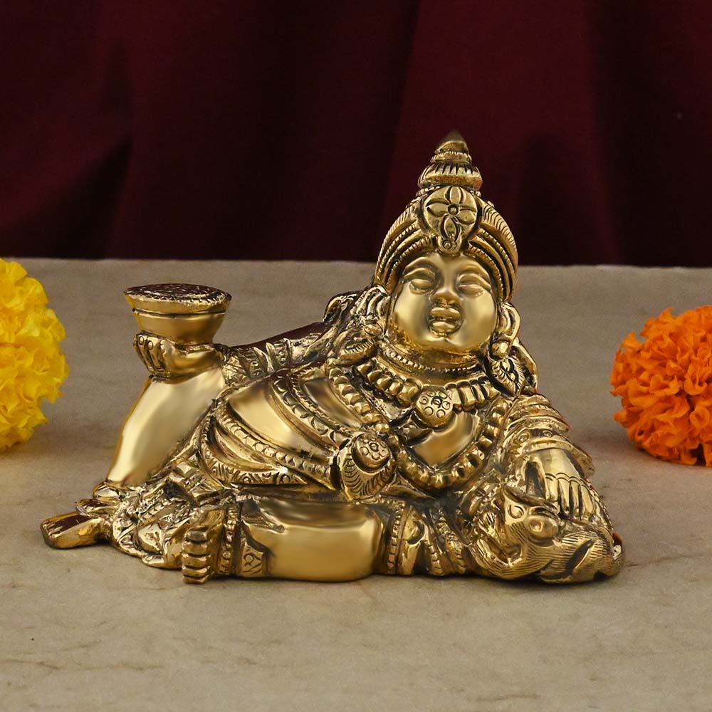 Brass Kuber Statue