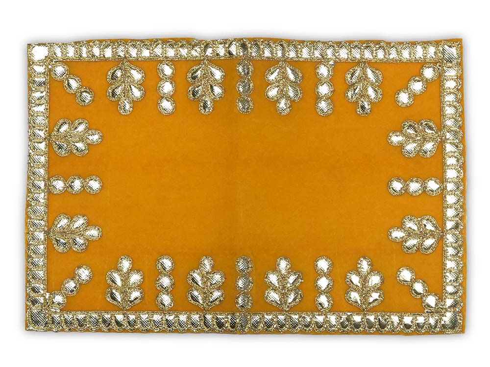 Royal Velvet Puja Altar Cloth Pooja Asan