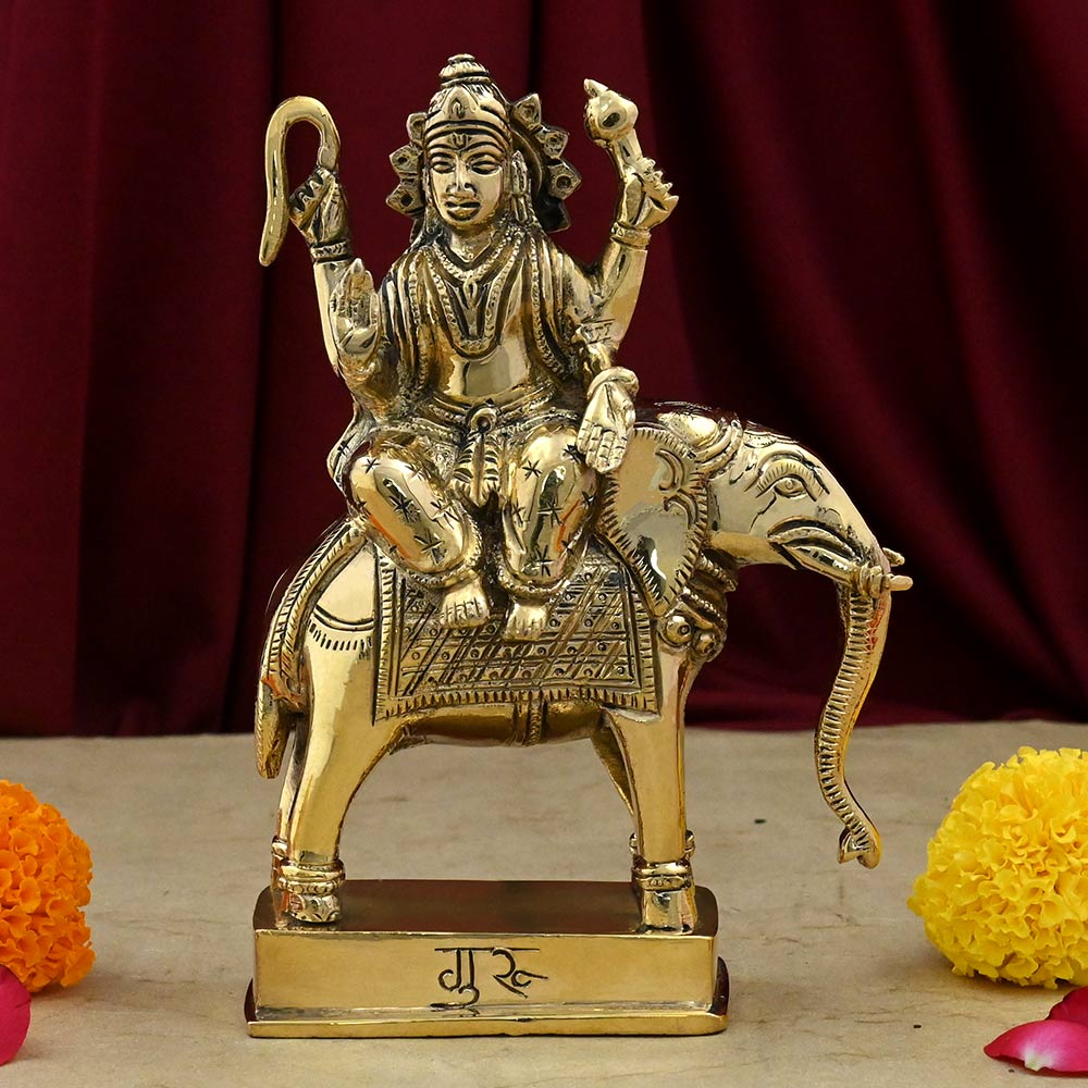 Jupiter Brihaspati Guru Brass Idol