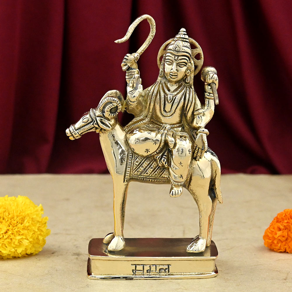 Mars Mangal Graha Brass Idol