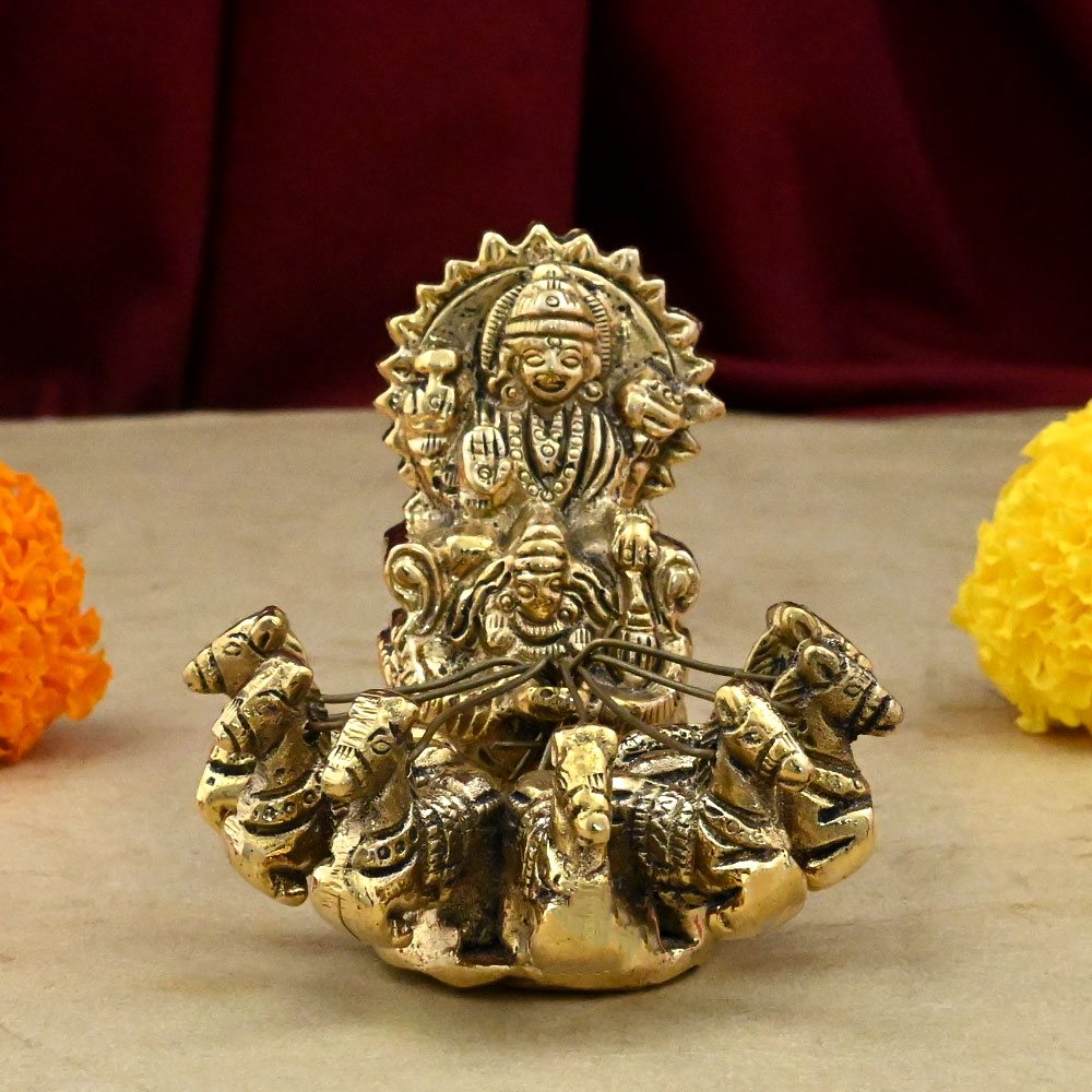 Surya Dev Rath Brass Idol