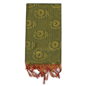 Designer Silk Puja Shawl