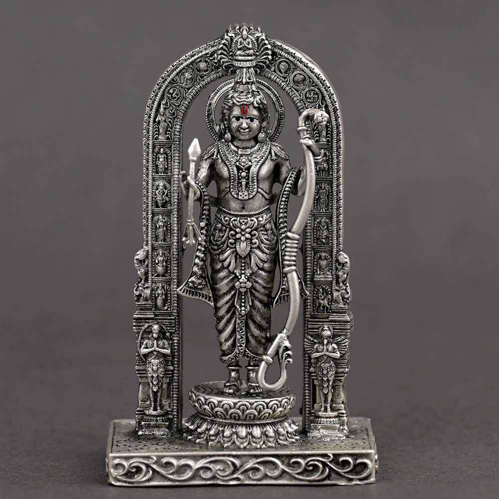 Ram Lalla Shri Ayodhya Mandir 925 Sterling Silver Idol