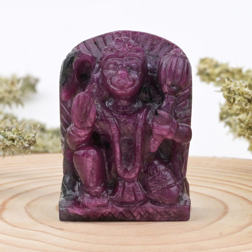 Ruby Hanuman Idol