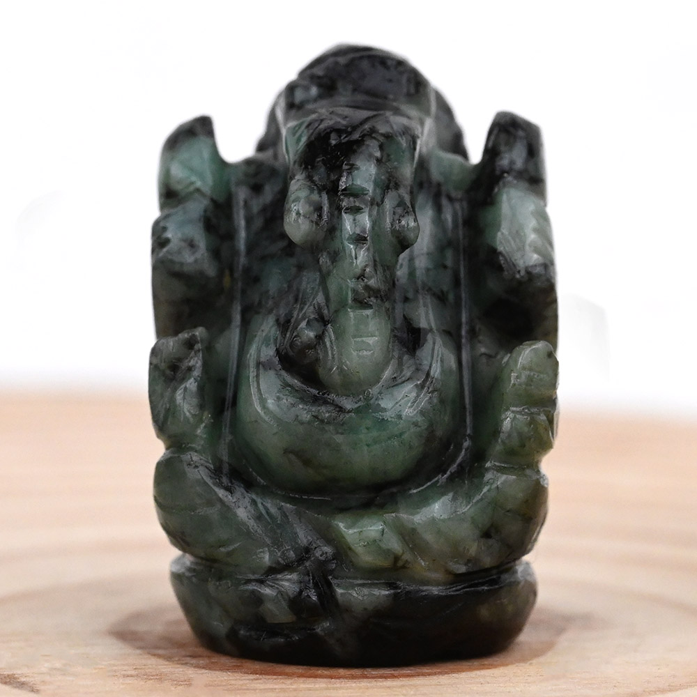 Emerald Ganesha - 64.80 Carats