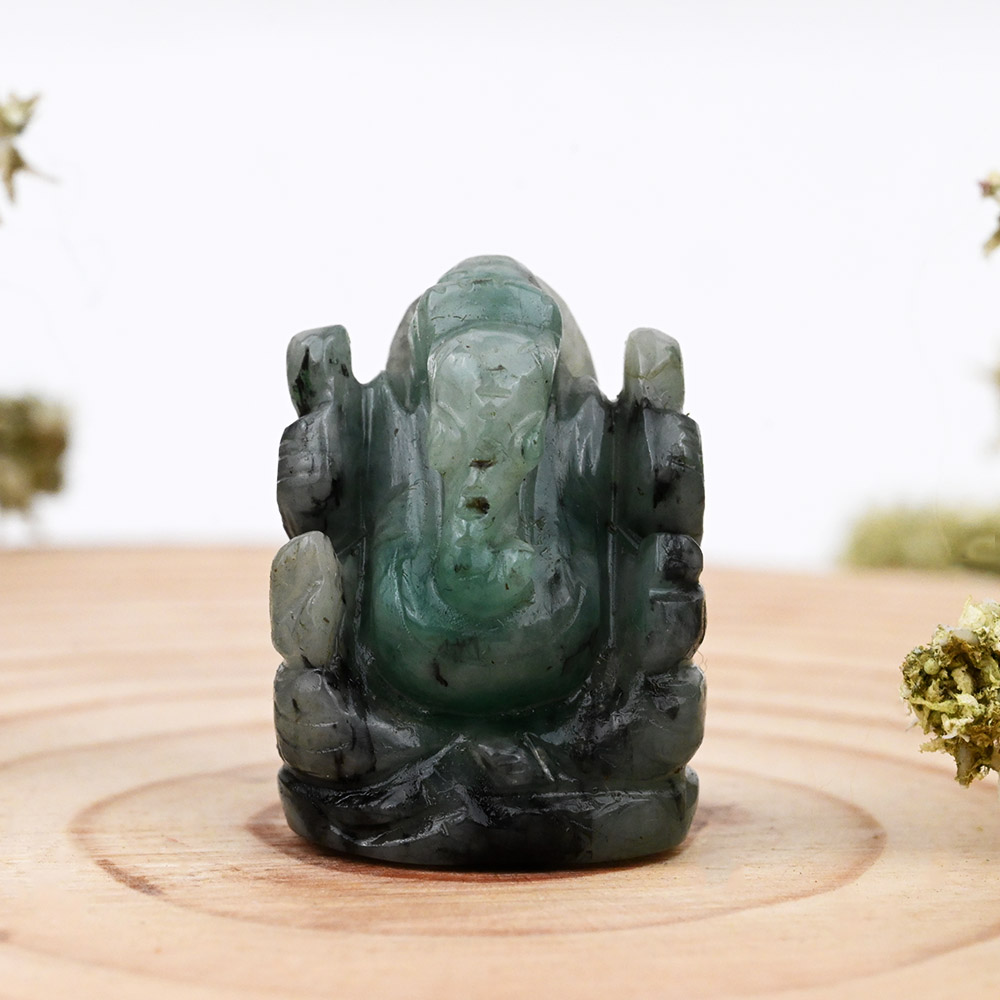 Emerald Ganesha - 60 carats