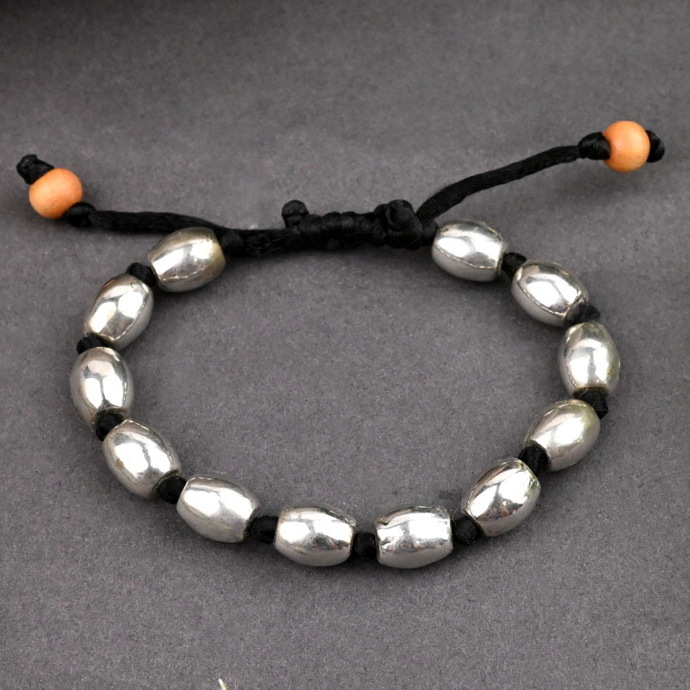 Parad Barrel Beads Bracelet - 11 mm