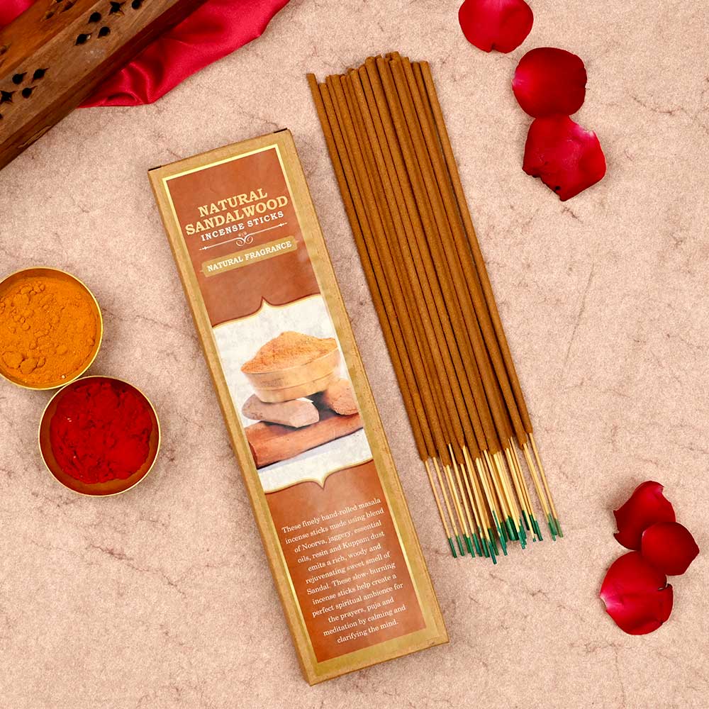 Natural Sandalwood Masala Incense Sticks