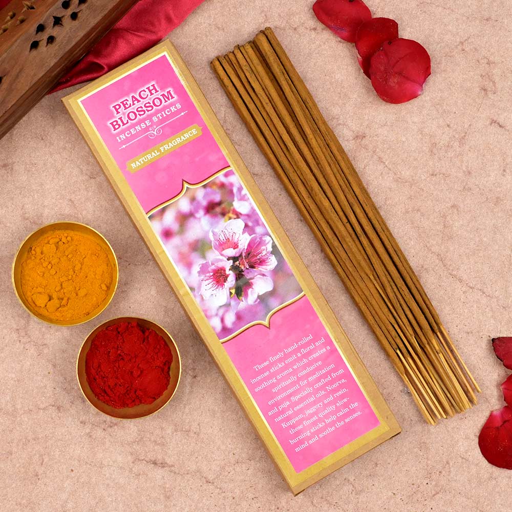 Peach Blossom Masala Incense Sticks