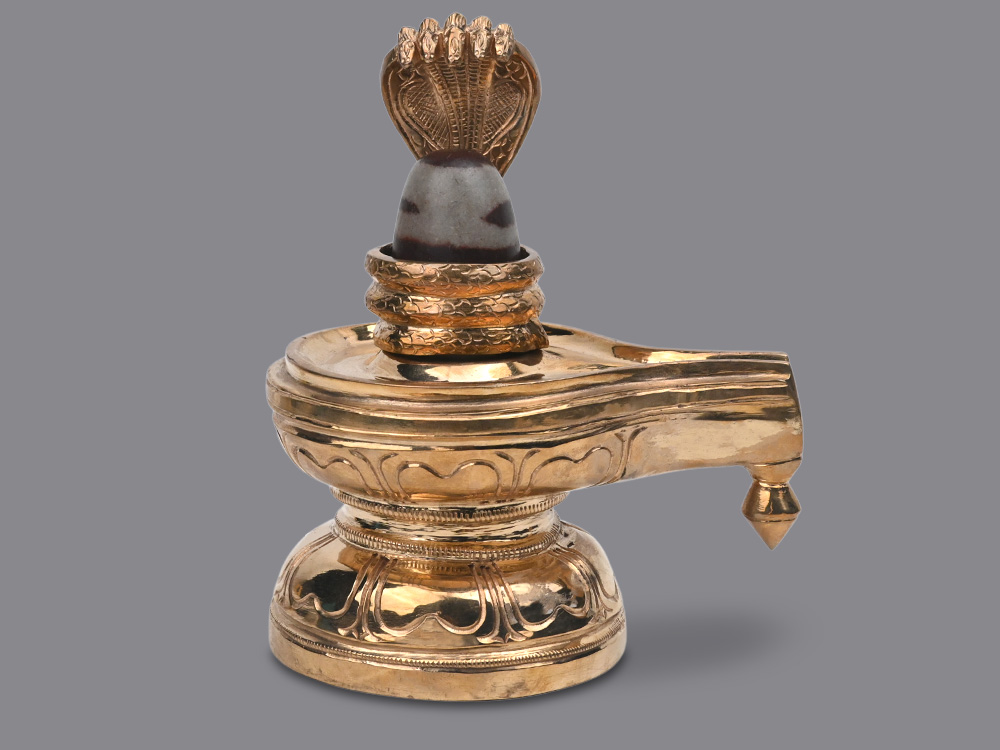Bronze Jaldhari Yoni With Narmada Lingam