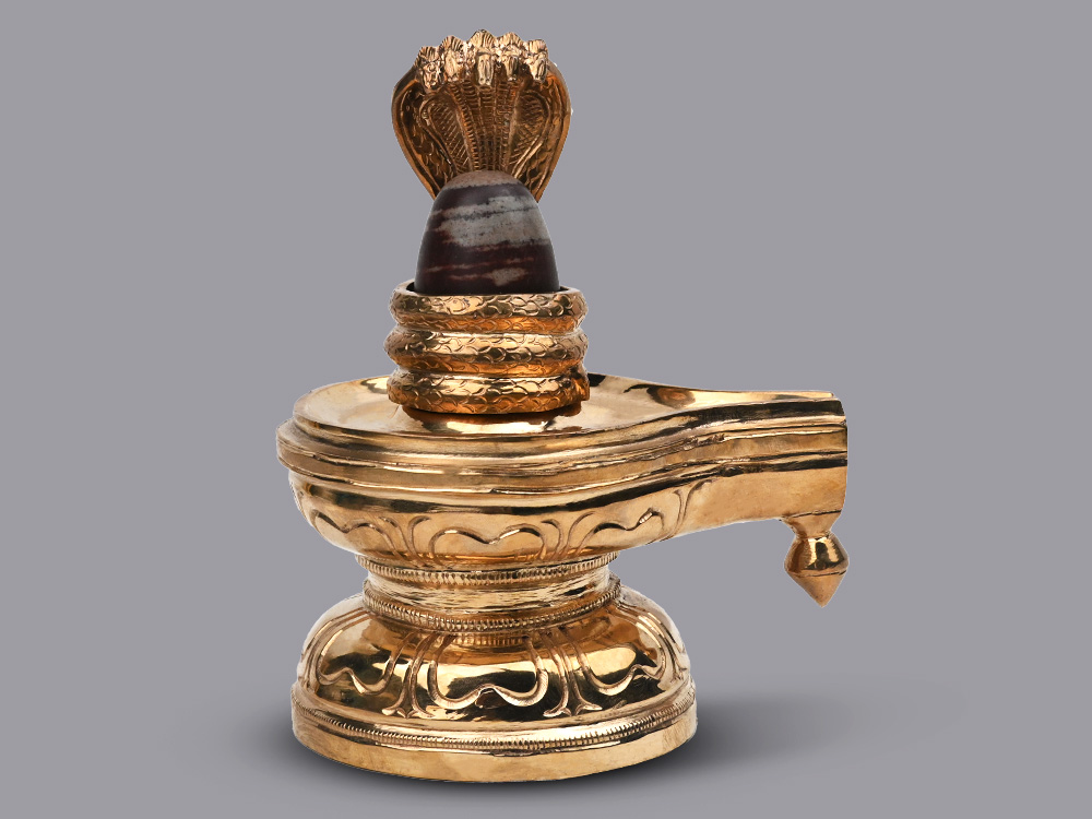 Bronze Jaldhari Yoni With Narmada Lingam