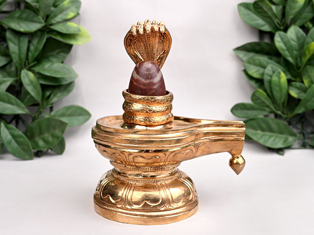 Bronze Jaldhari Yoni With Narmada Lingam