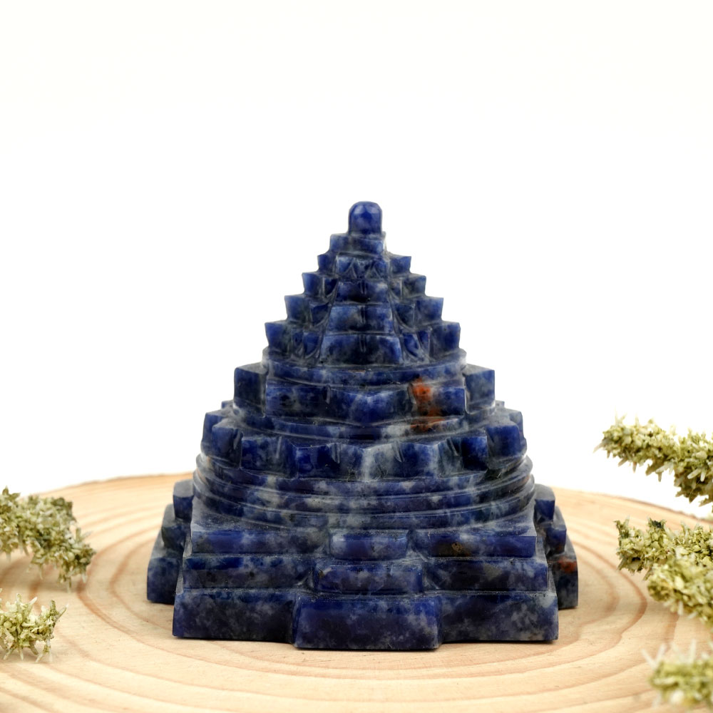 Blue Sodalite Shivaling - 288 gms