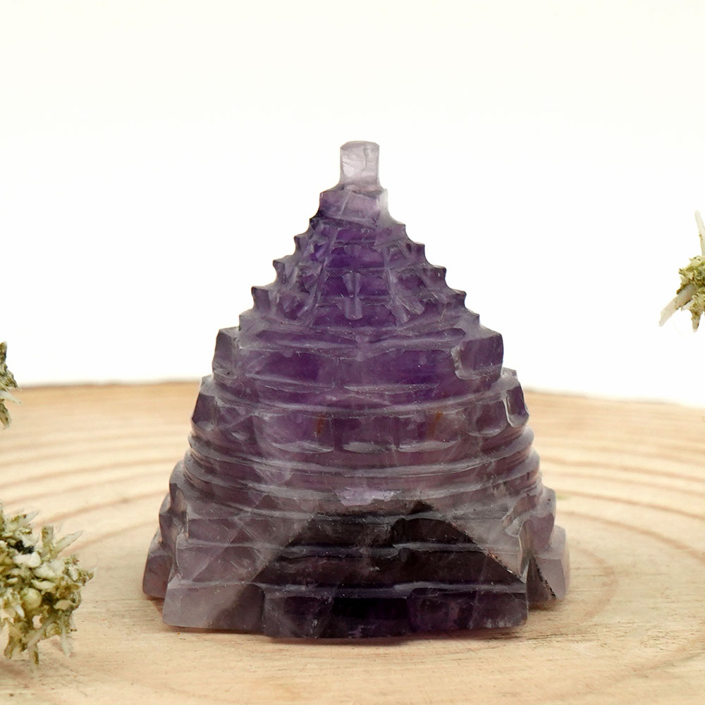 Amethyst Shree Yantra - 39 gms