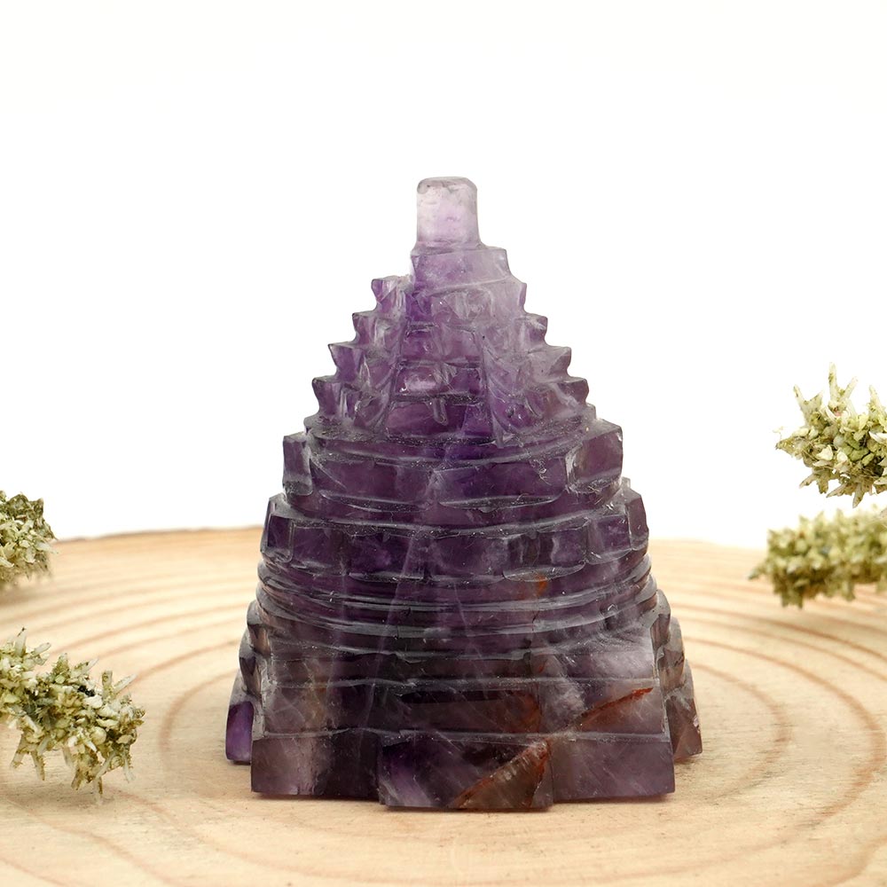 Amethyst Shree Yantra - 85 gms