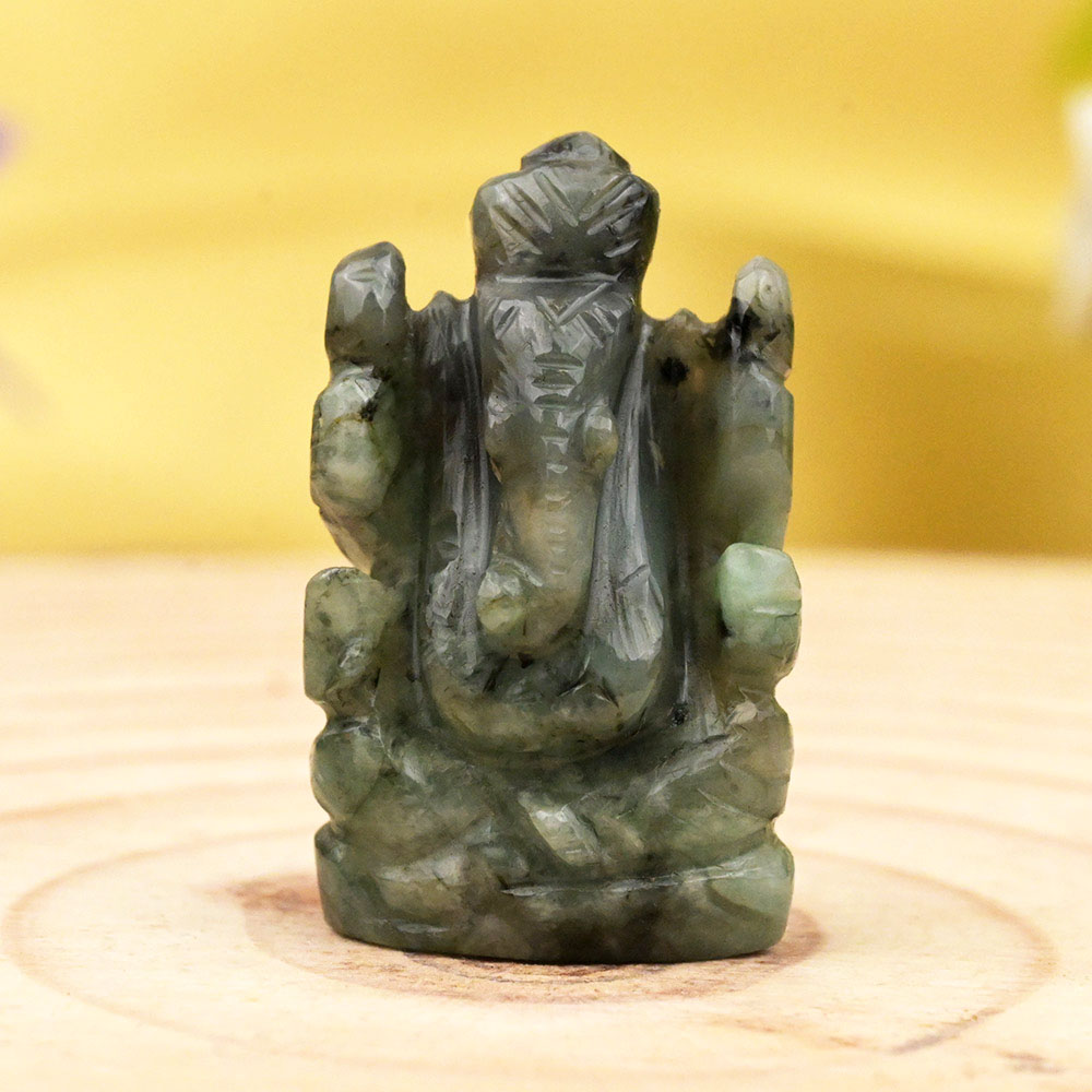 Emerald Ganesha - 35 Carats