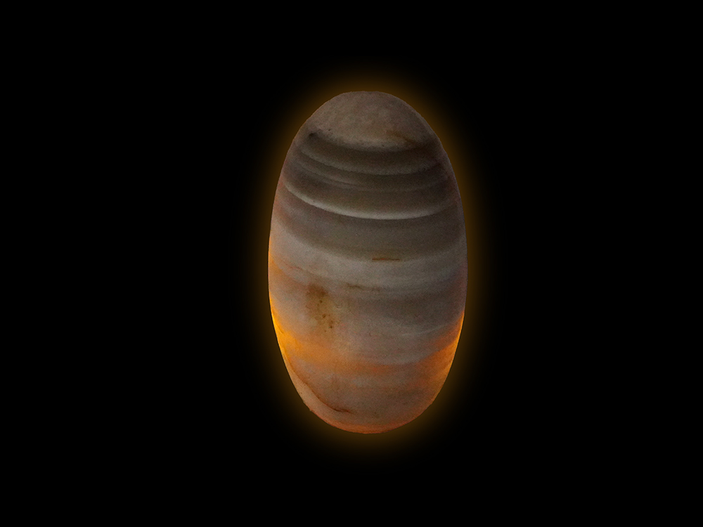 Banalingam With Designer Brass Yoni Base