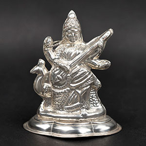 Saraswati 925 Sterling Silver Idol