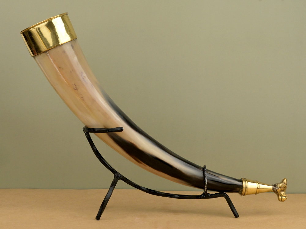 Bull Horn Gaumukhi Shringi for Abhishek - 220 gms