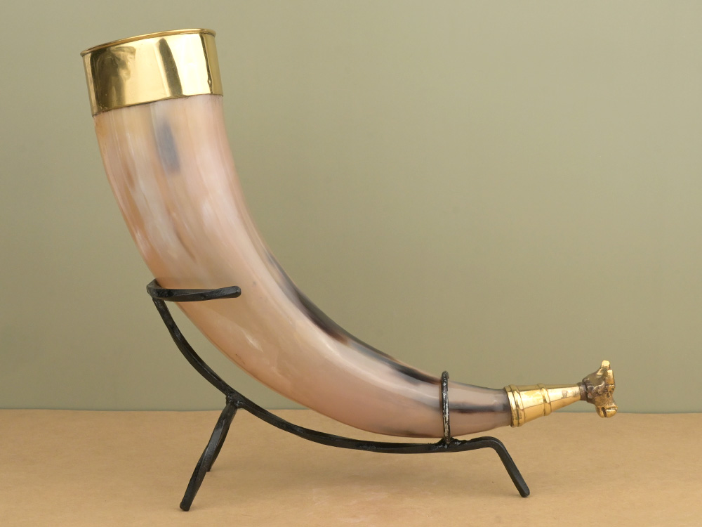 Bull Horn Gaumukhi Shringi for Abhishek - 260 gms