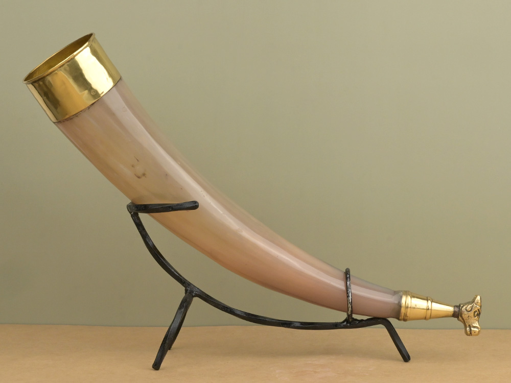 Bull Horn Gaumukhi Shringi for Abhishek - 234 gms