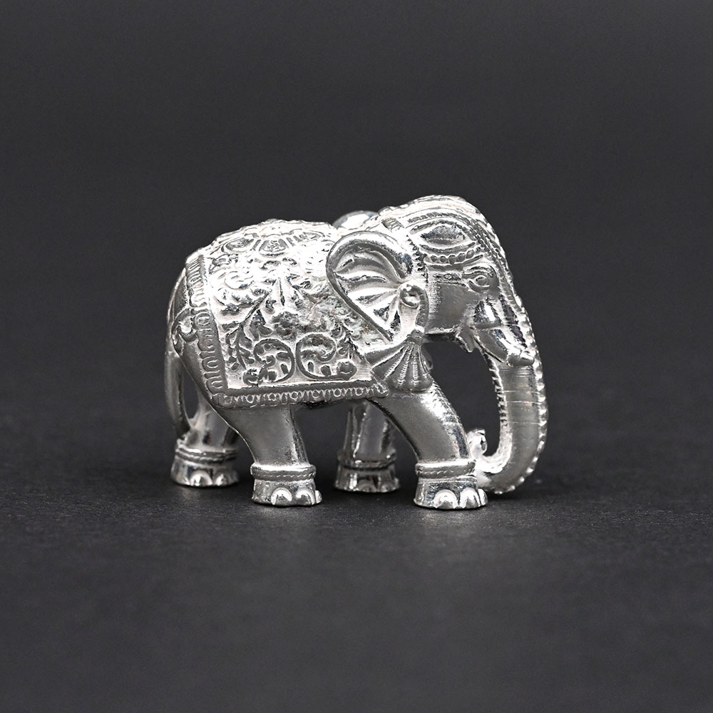 Elephant Idol - Design III (925 Sterling Silver)