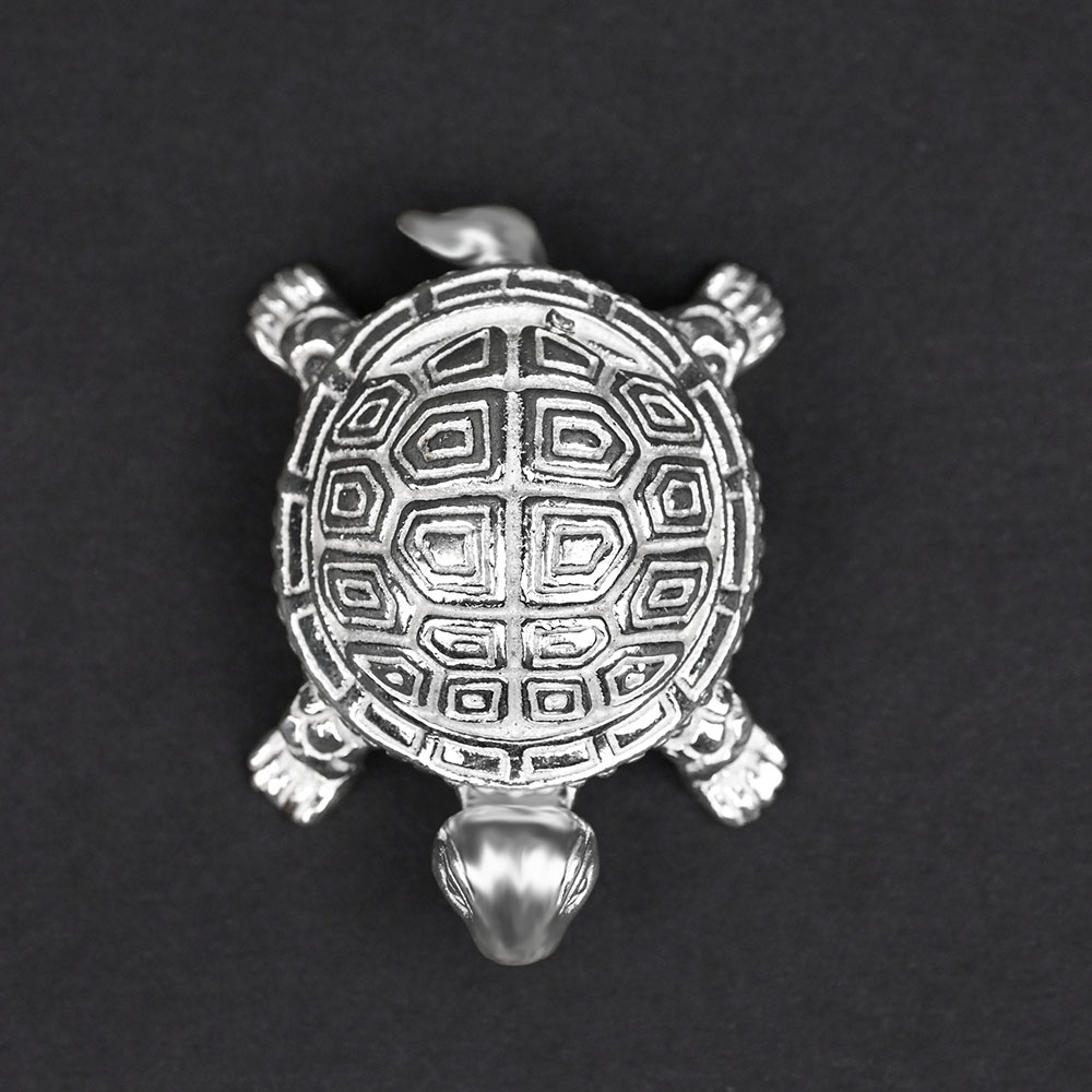 Kurma Tortoise in 925 Silver