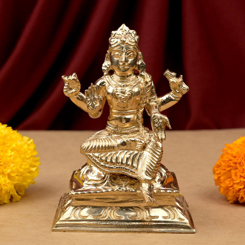 Goddess Bala Tripura Sundari in Bronze