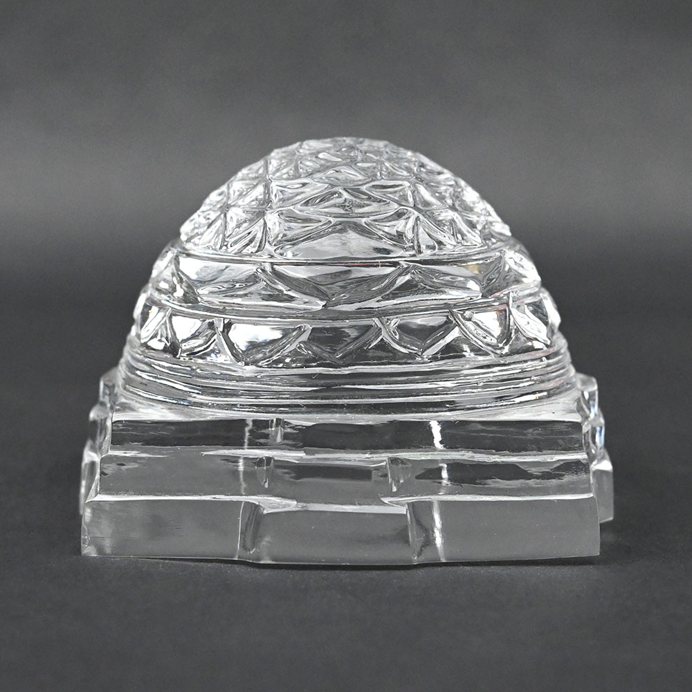 Meru Sphatik Shree Yantra (Dome Shape) - 213 gms