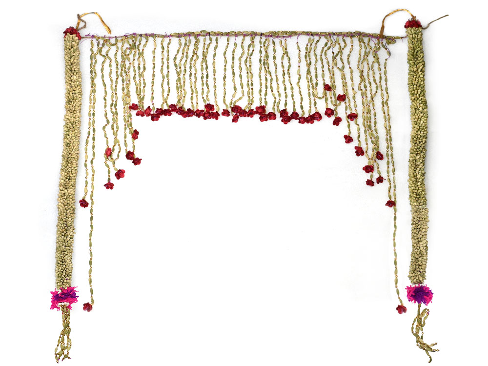 Elaichi Cardamom Toran & Andal Garland Set for Door Entrance & Deity Offering