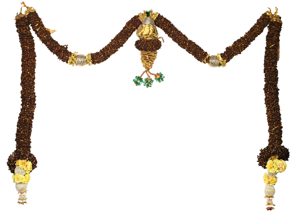 Laung Clove Toran & Andal Garland Set for Door Entrance & Deity Offering