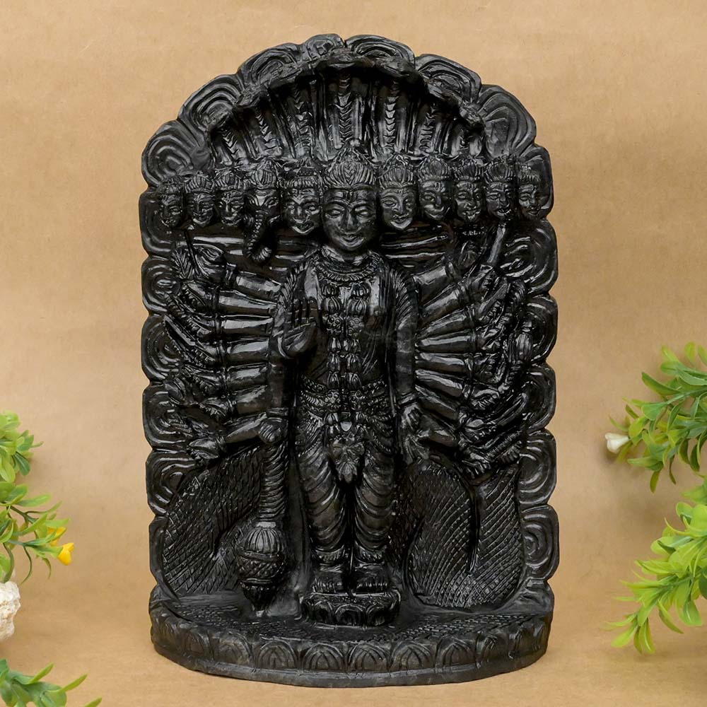 Virat Vishnu Vishvarupa Shaligram Idol