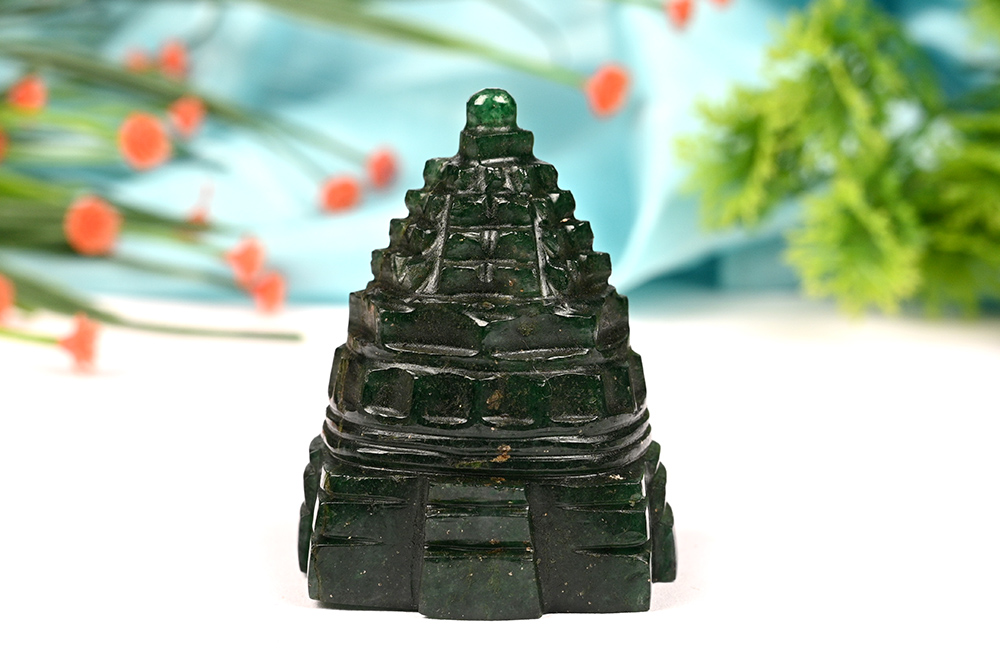 Green Jade Shree Yantra - 101 gms