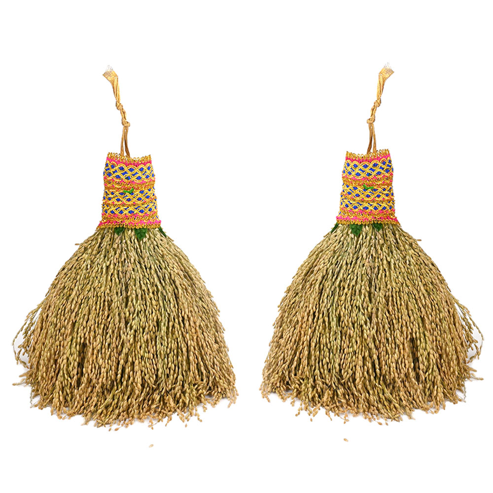 Traditional Designer Paddy Rice Andal Door Hanging Set of 2