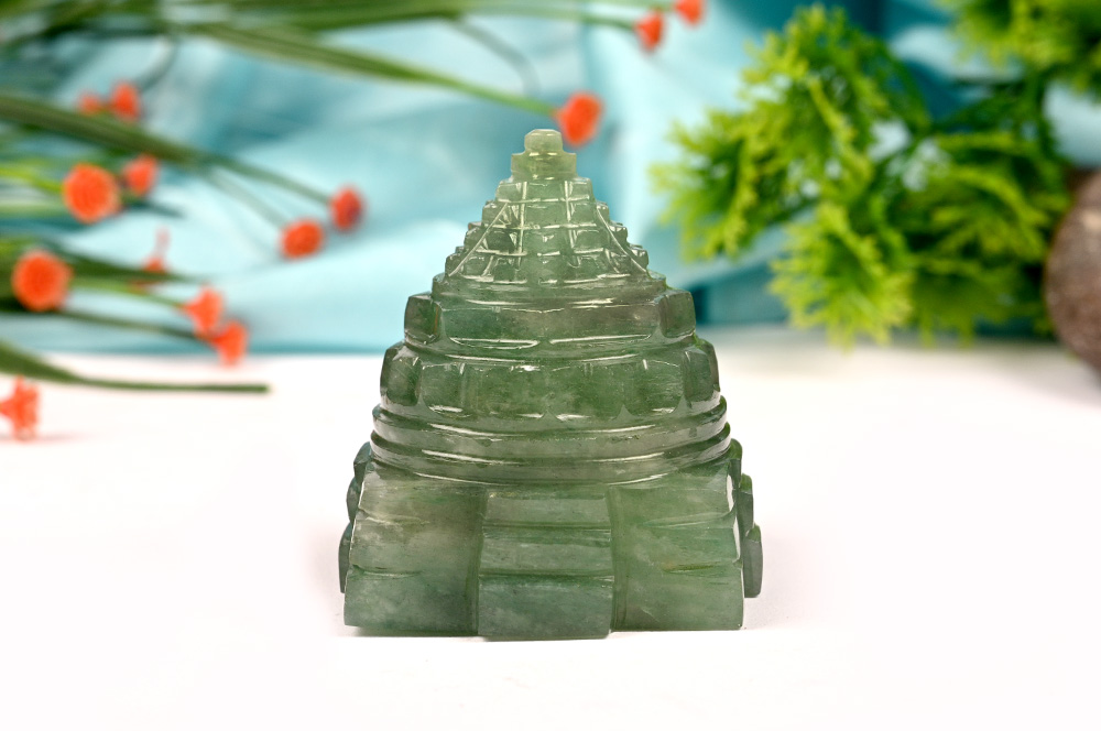 Green Jade Shree Yantra - 128 gms