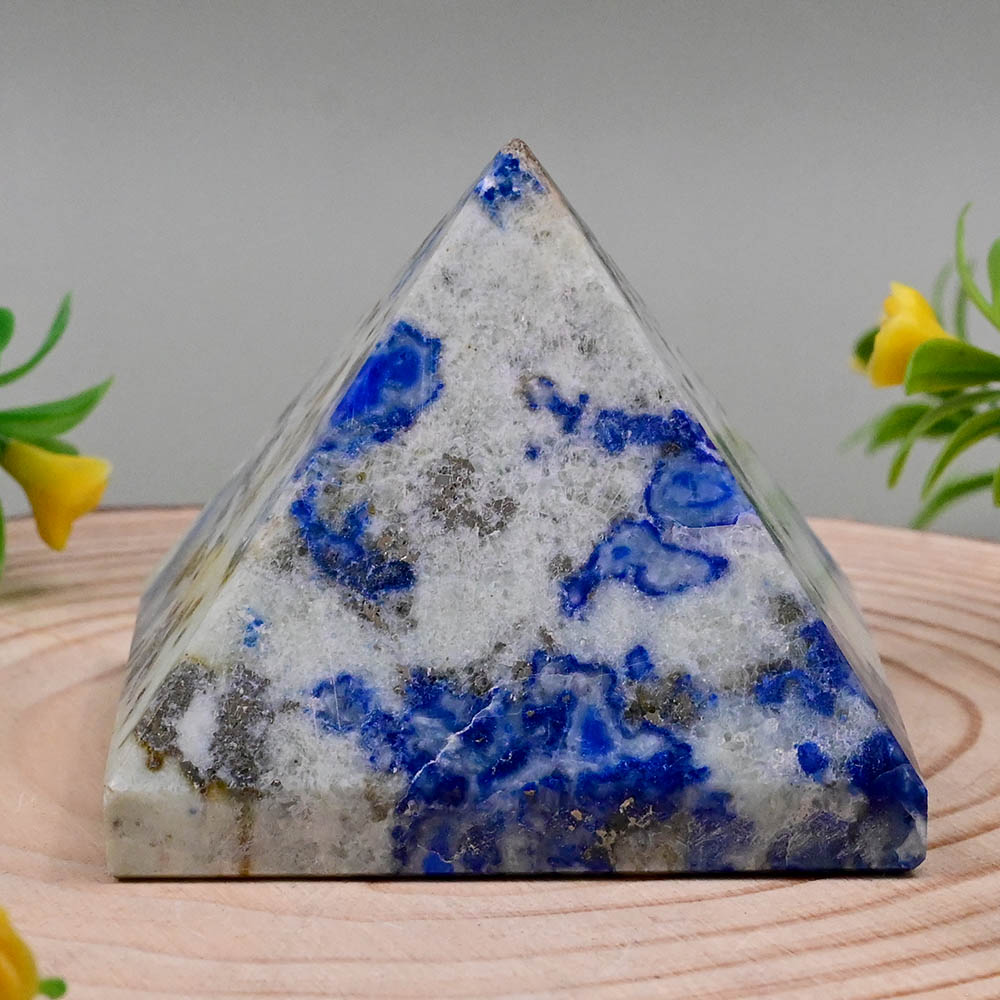 Natural Lapis Lazuli Pyramid - 264 gms