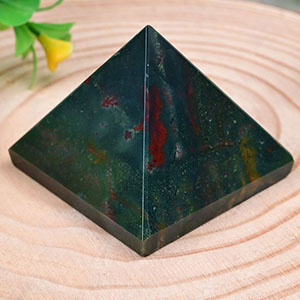 Natural Bloodstone Pyramid - 112 gms