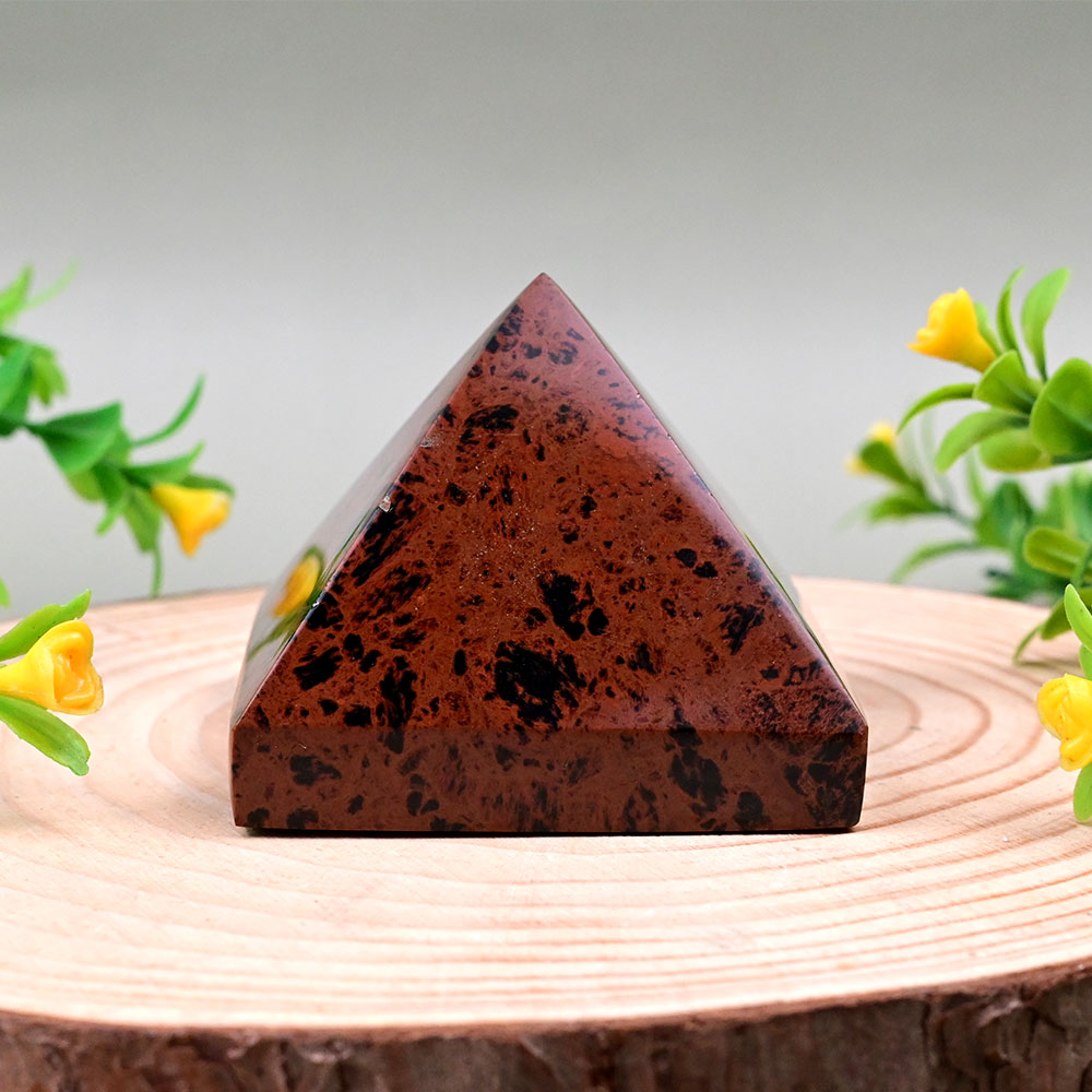 Natural Mahagony Pyramid - 252 gms