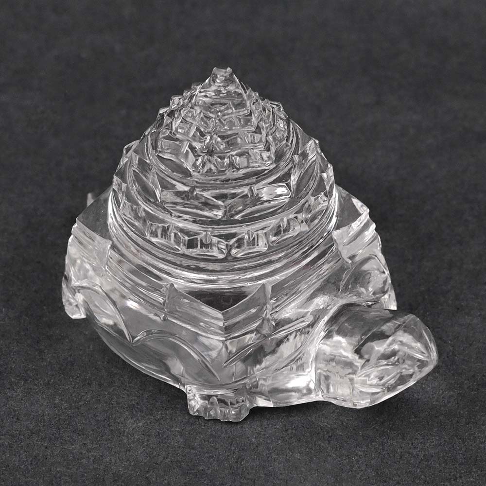 Sphatik Kurma Shree Yantra - 106 gms