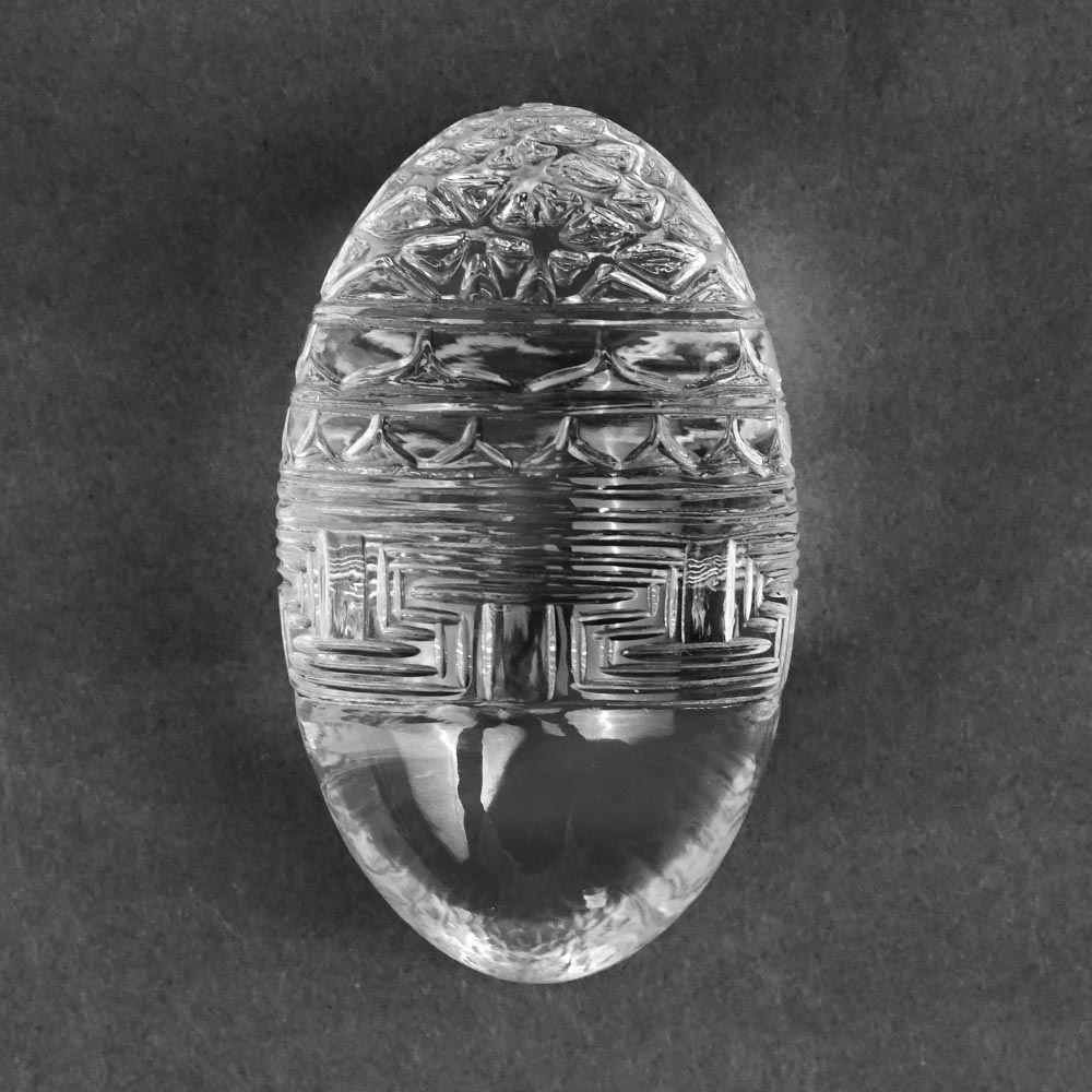 Sphatik Shree Yantra on Lingam - 160 gms
